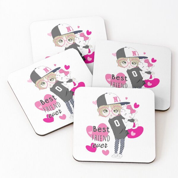Item preview, Girl with Cat Best Friend Forever designed and sold by Fast Print Solutions.