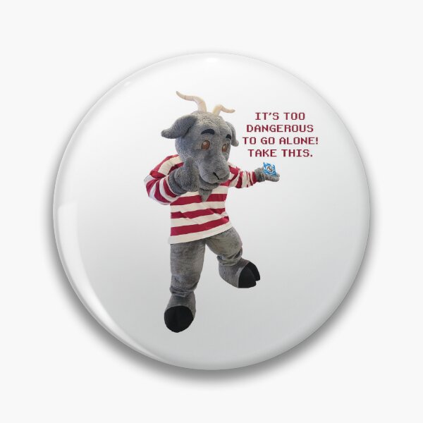 Item preview, It’s too dangerous to go alone! Gompei Version designed and sold by Gompei's Goat Cheese.