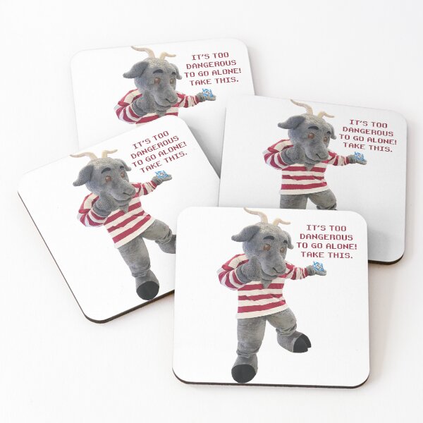 Item preview, It’s too dangerous to go alone! Gompei Version designed and sold by Gompei's Goat Cheese.