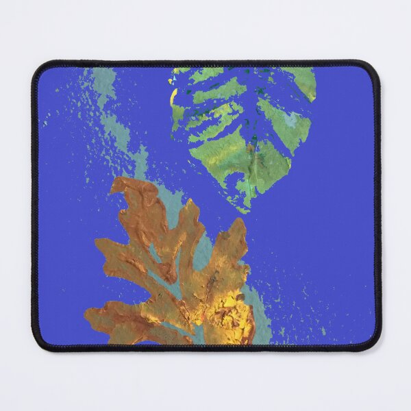Item preview, Autumn Oak Leaf on Royal Blue designed and sold by djrunnels.