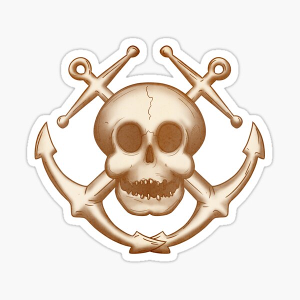 Pirate Jolly Roger Skull Compass Rope Stock Illustration 1395154736   Shutterstock