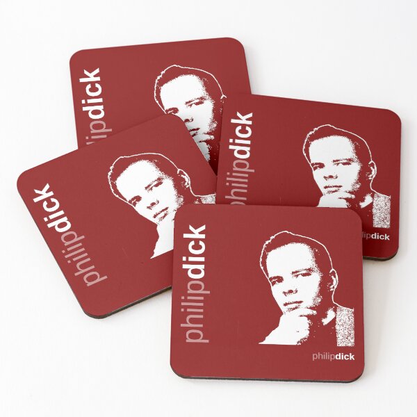 Item preview, Classic Philip Dick poster (red) designed and sold by CMYKStudio.