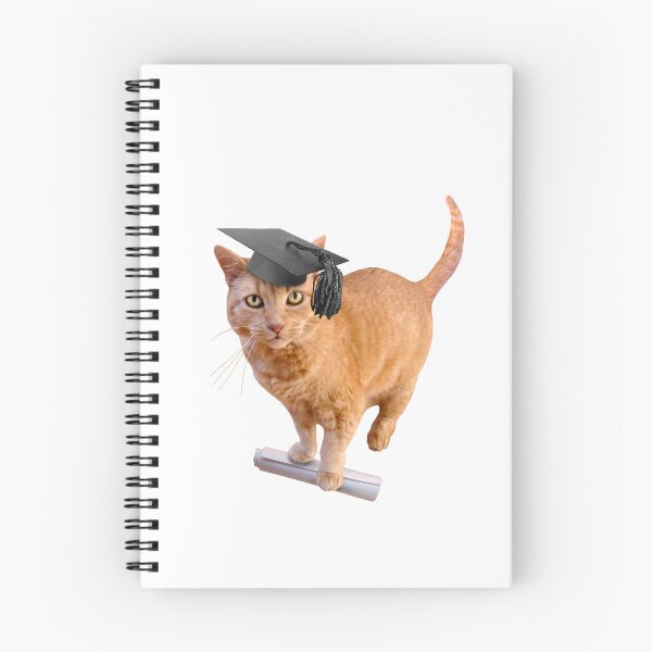 Item preview, Orange Cat Grad designed and sold by catsclips.