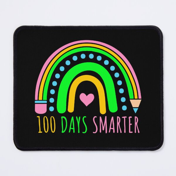 Item preview, 100 Days Smarter Rainbow | Happy 100th Day Of School | Teacher Student designed and sold by AlexaTees.