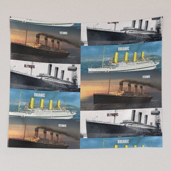 Item preview, Titanic and her sisters, britanic sister ship,iceburg,white star star liners, designed and sold by amy greaves.