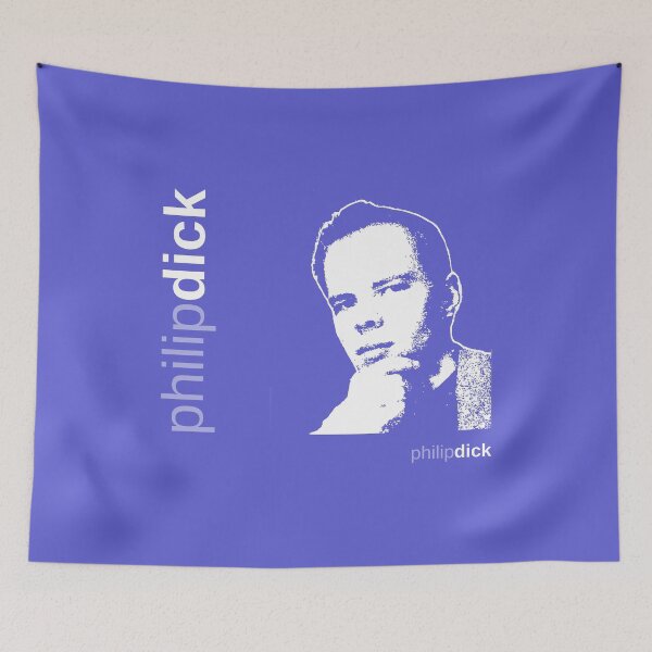 Item preview, Classic Philip Dick poster (indigo) designed and sold by CMYKStudio.