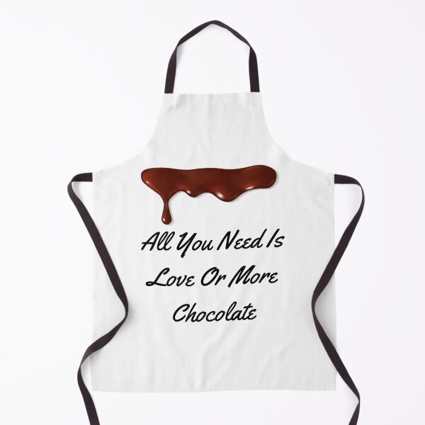 Aperçu de l'œuvre Tout ce dont vous avez besoin, c'est d'amour ou de chocolat | Bonne journée du soufflé au chocolat | Cadeau | Amour créée et vendue par CelebratoryWear.
