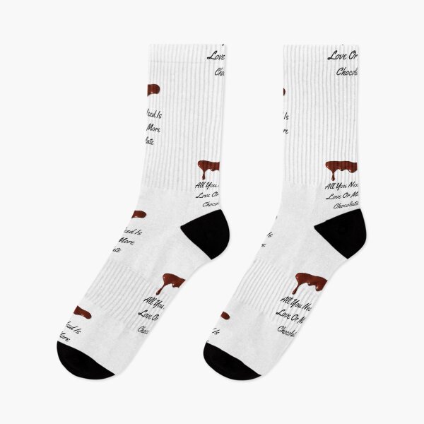 Aperçu de l'œuvre Tout ce dont vous avez besoin, c'est d'amour ou de chocolat | Bonne journée du soufflé au chocolat | Cadeau | Amour créée et vendue par CelebratoryWear.