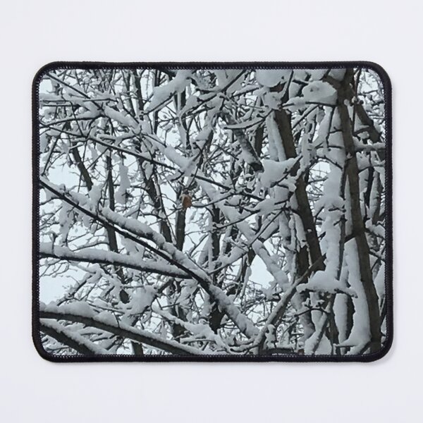 Item preview, Snowstorm on tree branches in Chicago designed and sold by djrunnels.