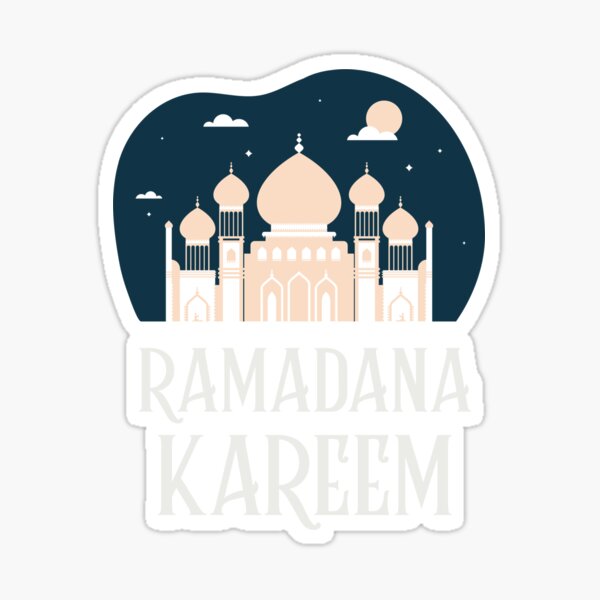 RAMADAN KAREEM, Beautiful Gift To A muslim For The Holy Month  Sticker