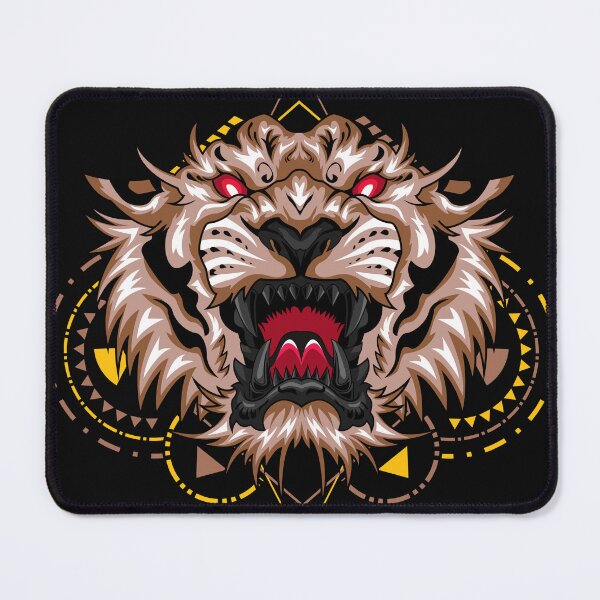 Item preview, tiger head face old school designed and sold by apeinz.