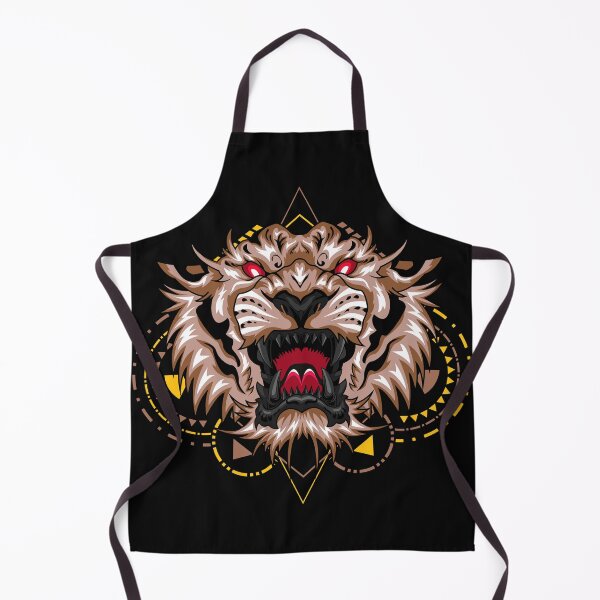 Item preview, tiger head face old school designed and sold by apeinz.