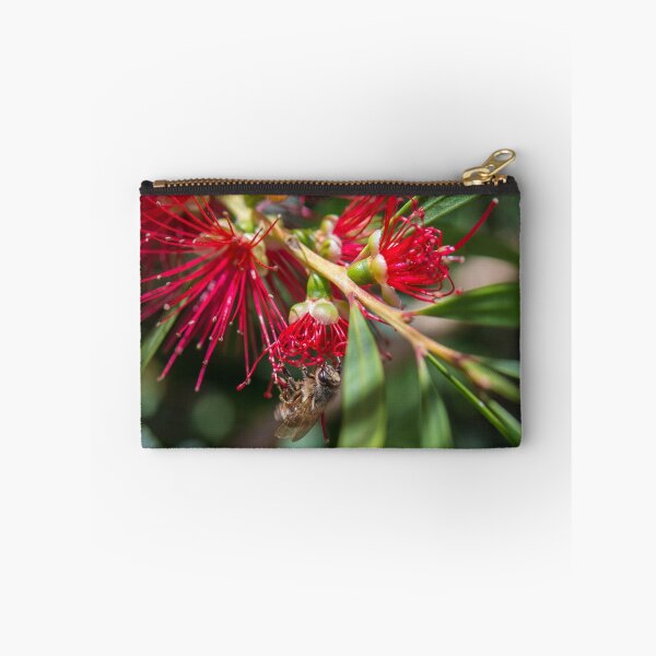Item preview, Australian Bottlebrush flower with Bee designed and sold by Graeme Bayley.