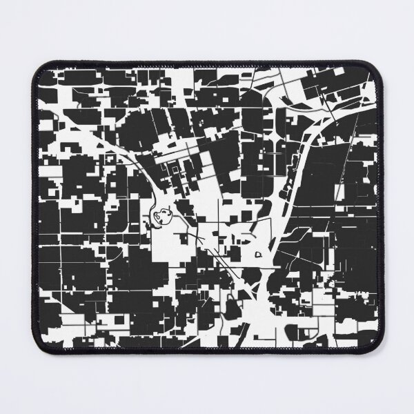 Item preview, Anaheim Black white Map Art California USA designed and sold by EpicMaps.