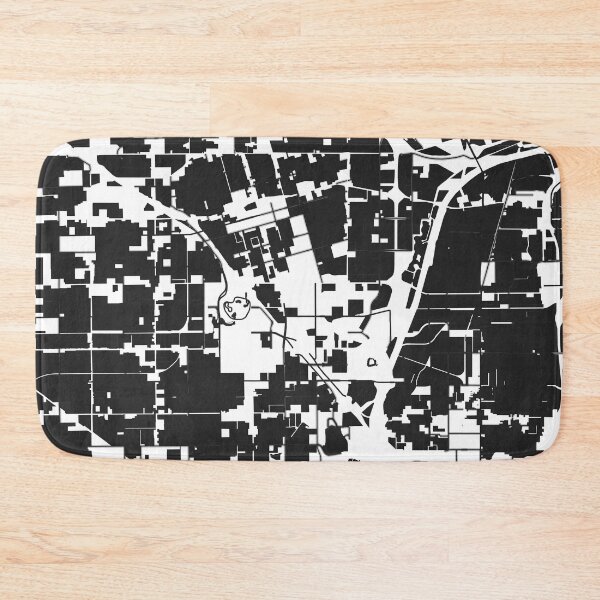 Item preview, Anaheim Black white Map Art California USA designed and sold by EpicMaps.