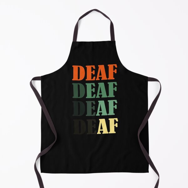 Item preview, DEAF AF - hearing impaired designed and sold by smailjr.