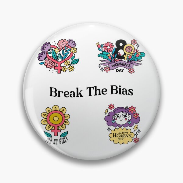 Item preview, Breakthebias, Women IWD Vintage Break The Bias designed and sold by Open  Space.
