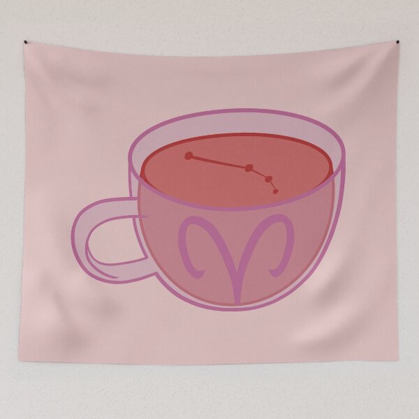 Item preview, Aries Zodiac Tea Cup Astrology designed and sold by Leguminophobic.