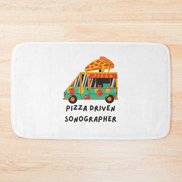 Item preview, Pizza Driven Sonographer Funny Pizza Quotes designed and sold by PrixSympa.