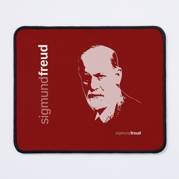Item preview, Classic Sigmund Freud poster (red) designed and sold by CMYKStudio.