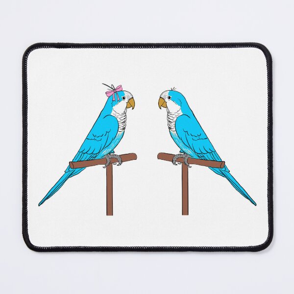 Item preview, Crazy Bird Man with Blue Quakers designed and sold by Laughing Parrot Studio.