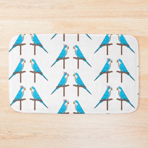 Item preview, Crazy Bird Man with Blue Quakers designed and sold by Laughing Parrot Studio.