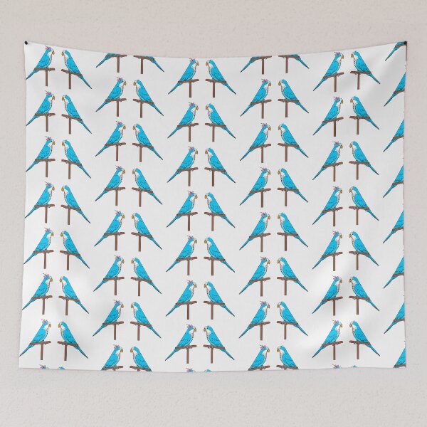 Item preview, Crazy Bird Man with Blue Quakers designed and sold by Laughing Parrot Studio.