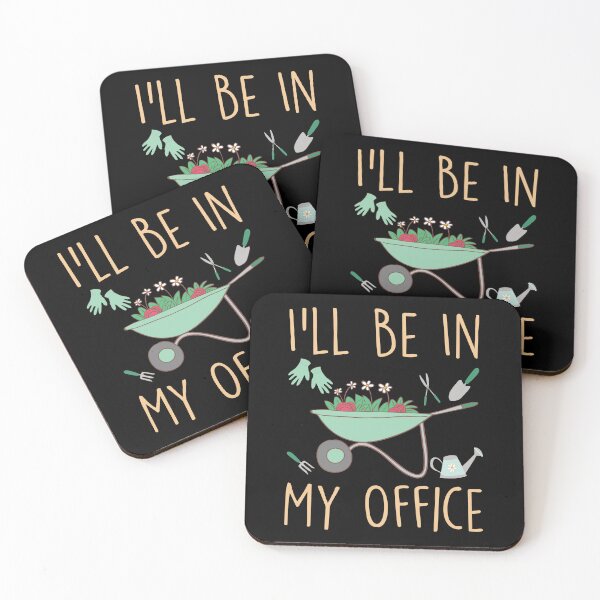 Item preview, I'll Be In My Office Garden Funny Distressed Gardening designed and sold by 3colors3.