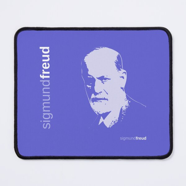 Item preview, Classic Sigmund Freud poster (indigo) designed and sold by CMYKStudio.