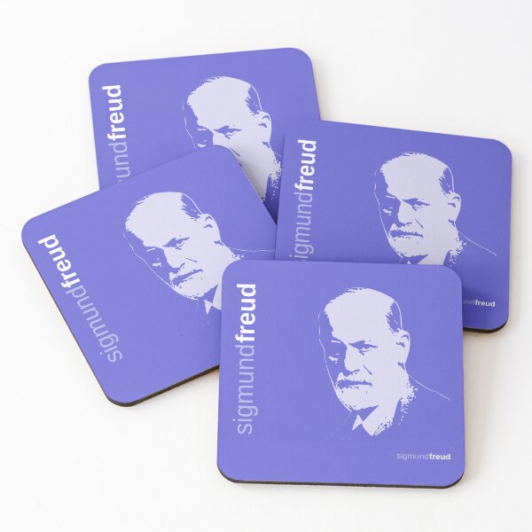 Item preview, Classic Sigmund Freud poster (indigo) designed and sold by CMYKStudio.