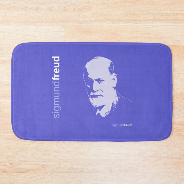 Item preview, Classic Sigmund Freud poster (indigo) designed and sold by CMYKStudio.