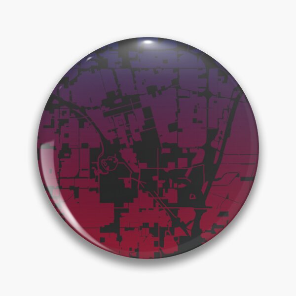 Item preview, Anaheim Pink Blue Map Art California USA designed and sold by EpicMaps.