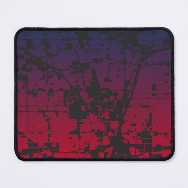 Item preview, Anaheim Pink Blue Map Art California USA designed and sold by EpicMaps.