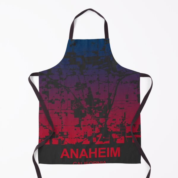 Item preview, Anaheim Pink Blue Map Art California USA designed and sold by EpicMaps.