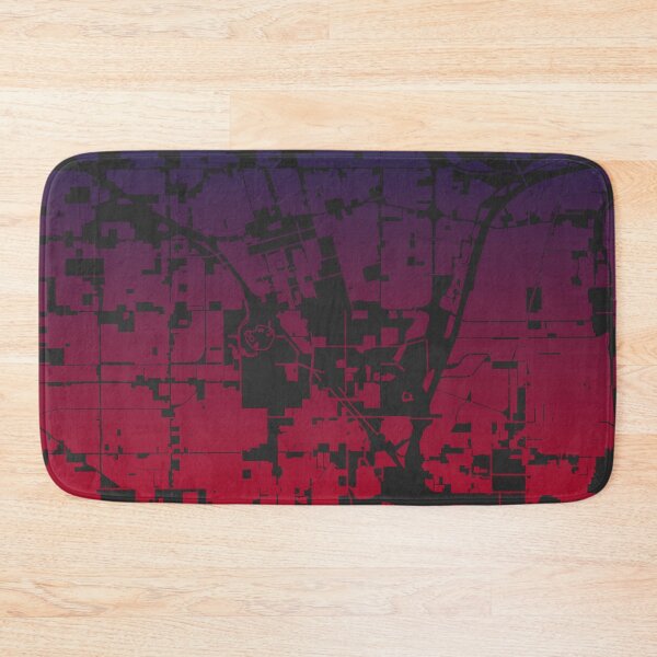 Item preview, Anaheim Pink Blue Map Art California USA designed and sold by EpicMaps.
