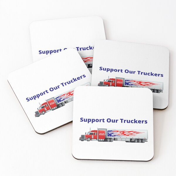 Item preview, Support Our Truckers designed and sold by DaydreamerDzine.