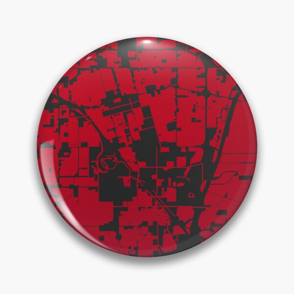Artikelvorschau, Anaheim Rotweinfarbe Kartenkunst Kalifornien USA entworfen und verkauft von EpicMaps.