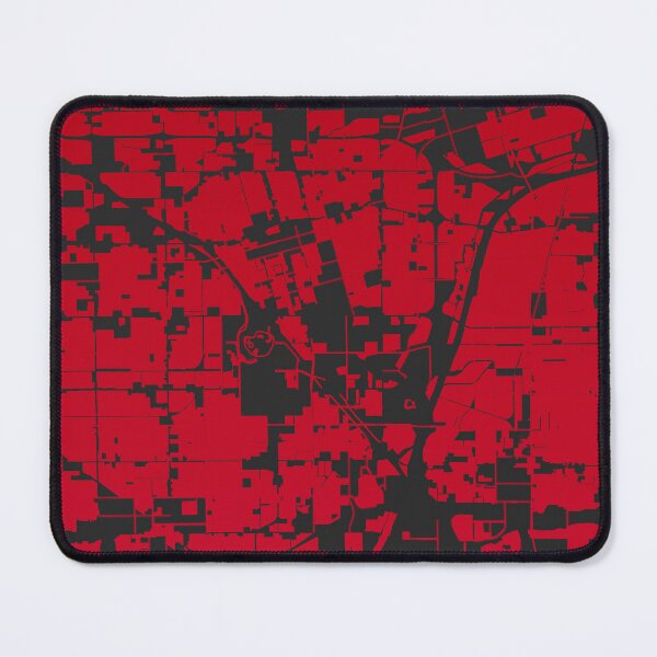 Item preview, Anaheim red wine color Map Art California USA designed and sold by EpicMaps.