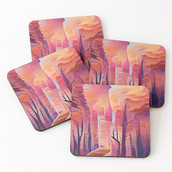 Item preview, Warm Autumn Fall Woods Hiking Trail (stickers, art, shirts) - Hike - Hiking designed and sold by CattlettArt.