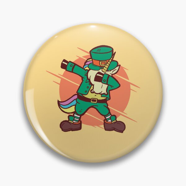 Item preview, St. Patrick's Leprechaun dabbing unicorn designed and sold by Kezichy.