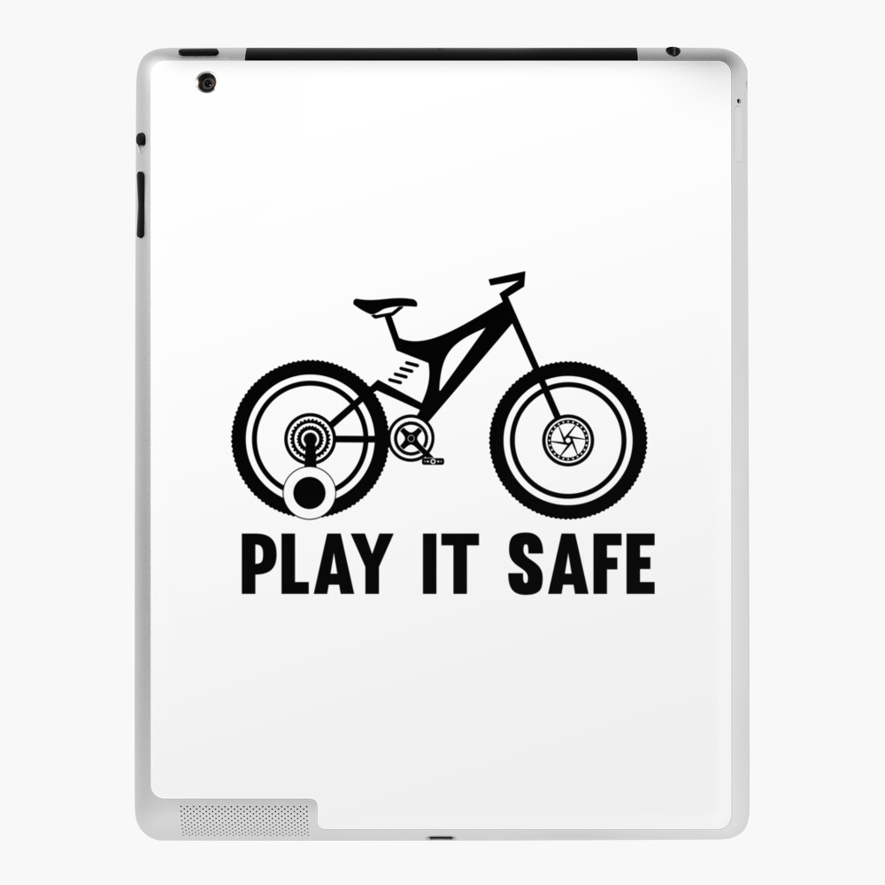 Play It Safe - Funny Player Kids Bike Logo - Text Design For ...