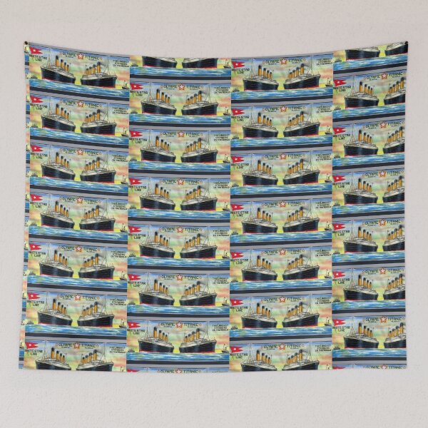 Item preview, White star liners mug full wrap around designed and sold by amy greaves.
