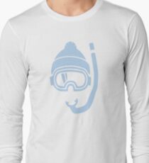 Schnorcheltiefer Pulverschnee Langarmshirt