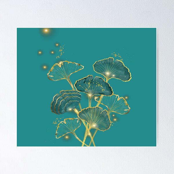 Item preview, Golde Ginkgo Leaves designed and sold by virillanissa.