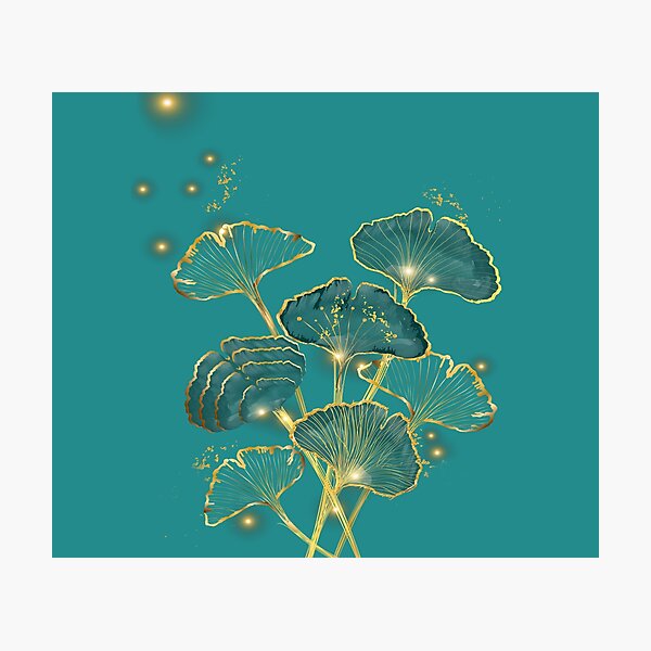 Item preview, Golde Ginkgo Leaves designed and sold by virillanissa.