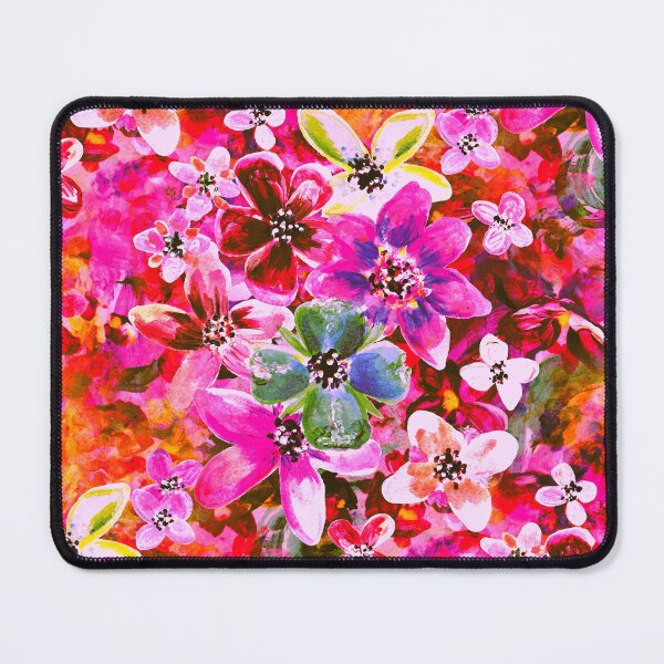 Item preview, Colourful, painted flowers in the garden designed and sold by WzoryOzdobne.