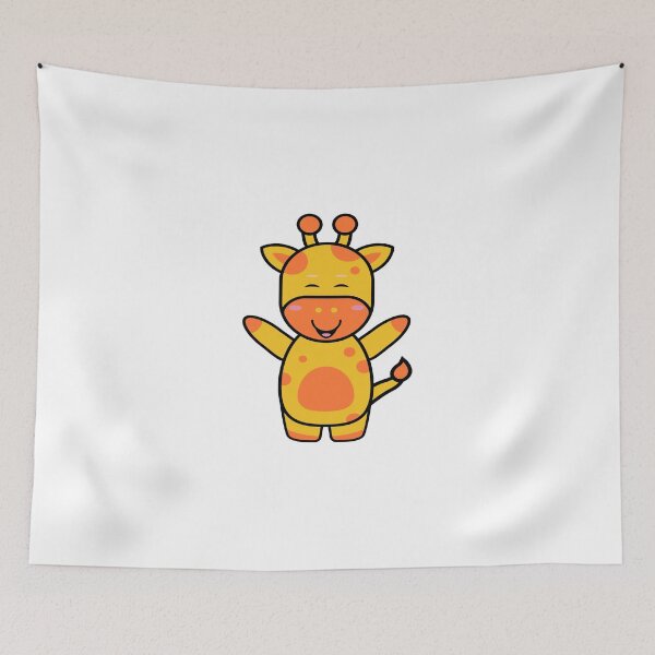 Item preview, Funny Cute Animal jump giraffe designed and sold by mustafamr.