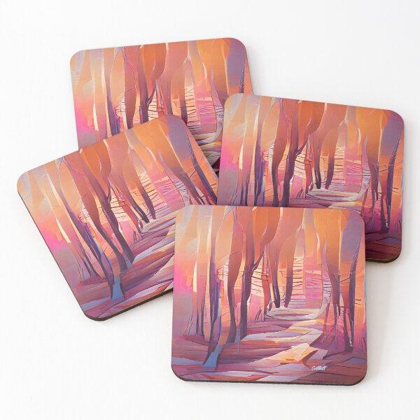 Item preview, Abstract Autumn Fall Woods Hiking Trail  - Hike - Hiking designed and sold by CattlettArt.