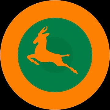 Aperçu de l'œuvre Springbok Retro Mod Cocarde de ModSupporters
