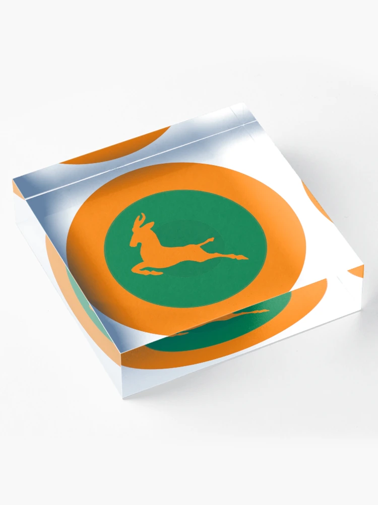 Thumbnail 4 von 5, Acrylblock, Springbok Retro Mod Rondell designt und verkauft von ModSupporters.